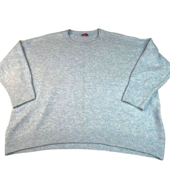Vince Camuto Women's Knit Baby Blue Crewneck Size 3X - Picture 1 of 7